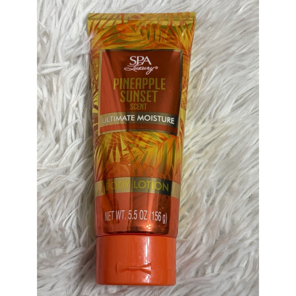 Spa Luxury Pineapple Sunset Scent Body Wash, Body‎ Mist, Body Lotion Set/3 - Picture 2 of 13